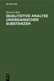 Qualitative Analyse unorganischer Substanzen (eBook, PDF)