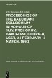 Proceedings of the Bakuriani Colloquium... - Bild 1