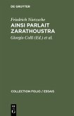Ainsi parlait Zarathoustra (eBook, PDF)