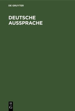Deutsche Aussprache (eBook, PDF)