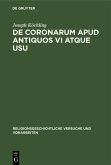 De coronarum apud antiquos vi atque usu (eBook, PDF)