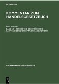 § 1-104 HGB und Gesetz über die Kaufmannseigenschaft von Handwerkern (eBook, PDF)