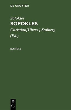 Sofokles: Sofokles. Band 2 (eBook, PDF) - Sofokles