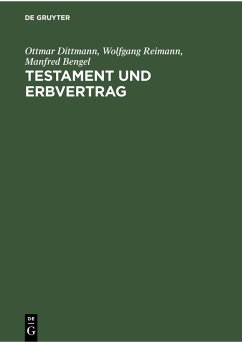 Cover Testament und Erbvertrag (eBook, PDF)