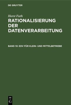 EDV für Klein- und Mittelbetriebe (eBook, PDF) - Futh, Horst