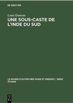 Cover Une sous-caste de l'Inde du Sud (eBook, PDF)