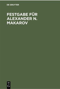 Festgabe für Alexander N. Makarov (eBook, PDF)