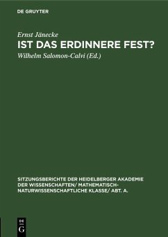 Ist das Erdinnere fest? (eBook, PDF) - Jänecke, Ernst