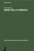 Gens de la parole (eBook, PDF)