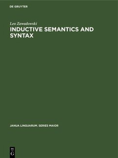 Inductive Semantics and Syntax (eBook, PDF) - Zawadowski, Leo