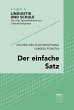 Der einfache Satz (eBook, ePUB) - Bild 1
