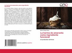 La harina de amaranto como ingrediente funcional - Britez, Melisa Gladys