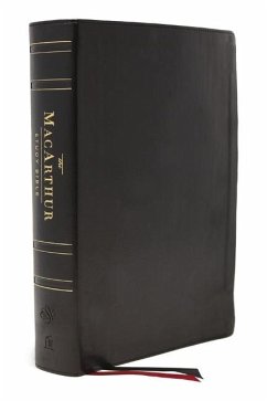 Esv, MacArthur Study Bible, 2nd Edition, Genuine Leather, Black, Thumb Indexed - Thomas Nelson
