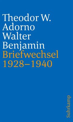 Briefe und Briefwechsel - Benjamin, Walter;Adorno, Theodor W.