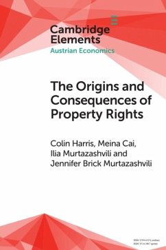 The Origins and Consequences of Property Rights - Harris, Colin (St Olaf College, Minnesota); Cai, Meina (University of Connecticut); Murtazashvili, Ilia (University of Pittsburgh)