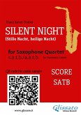 Saxophone Quartet &quote;Silent Night&quote; score (eBook, ePUB)