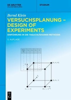 Versuchsplanung - Design of Experiments - Klein, Bernd