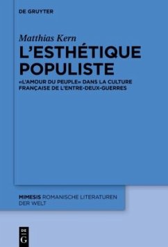 L'esthétique populiste - Kern, Matthias