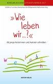 "Wie leben wir ...?" (eBook, ePUB)