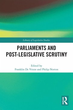 Parliaments and Post-Legislative Scrutiny (eBook, ePUB)