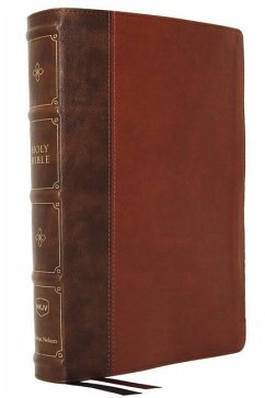 Nkjv, Large Print Verse-By-Verse Reference Bible, MacLaren Series, Leathersoft, Brown, Comfort Print - Thomas Nelson