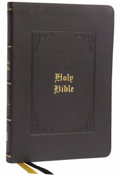 KJV Holy Bible: Large Print Thinline, Black Leathersoft, Red Letter, Comfort Print: King James Version - Thomas Nelson