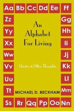 An Alphabet for Living - Beckham, Michael D
