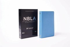 Nbla, Santa Biblia, Ultrafina, Letra Grande, Piel de Cabra, Azul, Colección Premier - Vida; Nbla-Nueva Biblia de Las Américas