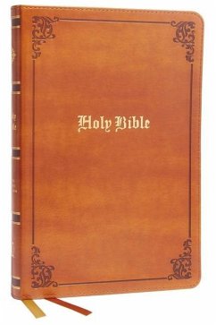 KJV Holy Bible: Large Print Thinline, Tan Leathersoft, Red Letter, Comfort Print: King James Version - Thomas Nelson