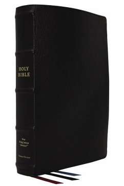 Nkjv, Large Print Verse-By-Verse Reference Bible, MacLaren Series, Premium Goatskin Leather, Black, Comfort Print - Thomas Nelson