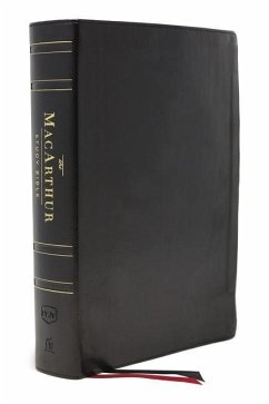 Nkjv, MacArthur Study Bible, 2nd Edition, Genuine Leather, Black, Comfort Print - Thomas Nelson
