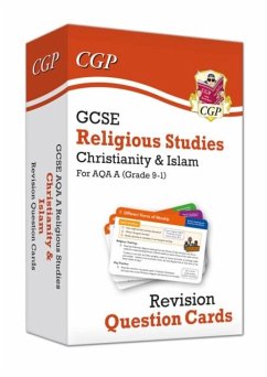 Cover GCSE AQA A Religious Studies: Christianity & Islam Revision Question Cards