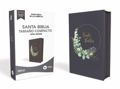 Nbla Santa Biblia Ultrafina, Tamaño Compacto, Leathersoft, Azul Grisáceo, Con Cierre, Edición Letra Roja - Vida; Nbla-Nueva Biblia de Las Américas