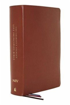 Niv, Charles F. Stanley Life Principles Bible, 2nd Edition, Genuine Leather, Brown, Comfort Print - Thomas Nelson