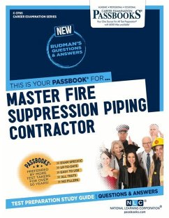 Master Fire Suppression Piping Contractor (C-3765): Passbooks Study Guide Volume 3765 - National Learning Corporation