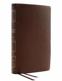 Nkjv, Deluxe Thinline Reference Bible, Genuine Leather, Brown, Red Letter, Comfort Print