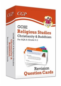 Cover GCSE AQA A Religious Studies: Christianity & Buddhism Revision Question Cards