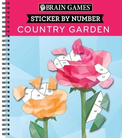 Brain Games - Sticker by Number: Country Garden - Publications International Ltd; New Seasons; Brain Games