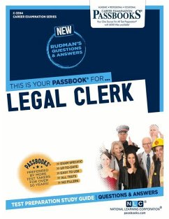Legal Clerk (C-3394): Passbooks Study Guide Volume 3394 - National Learning Corporation