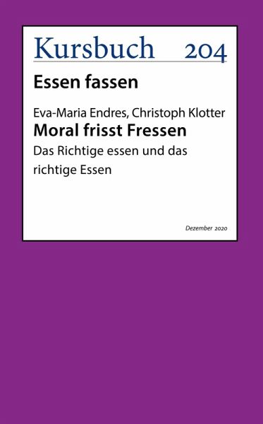 Moral frisst Fressen. (eBook, ePUB)