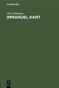 Immanuel Kant (eBook, PDF) - Liebmann, Otto