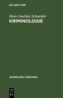 Kriminologie (eBook, PDF) - Schneider, Hans Joachim