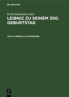 Cover Leibniz als Historiker (eBook, PDF)