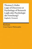 Logic of Discovery or Psychology of Research? / Logik oder Psychologie der Forschung?