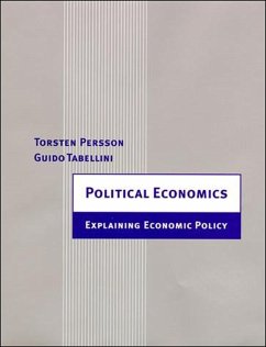 Political Economics (eBook, ePUB) - Persson, Torsten; Tabellini, Guido