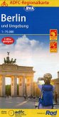 ADFC-Regionalkarte Berlin und Umgebung mit Knotenpunktnetz 1:75.000, reiß- und wetterfest, GPS-Tracks Download