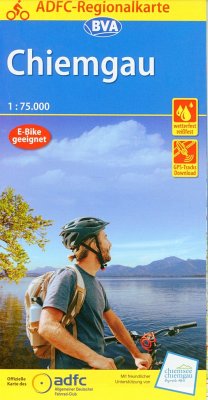 ADFC-Regionalkarte Chiemgau 1:75.000, reiß- und wetterfest, GPS-Tracks Download