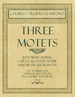 Cover Three Motets - Justorum AnimÃ¦, CÅ