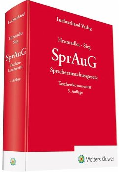 SprAuG - Kommentar - Hromadka, Wolfgang;Sieg, Rainer