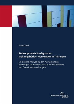Cover Skalenoptimale Konfiguration kreisangehöriger Gemeinden in Thüringen
